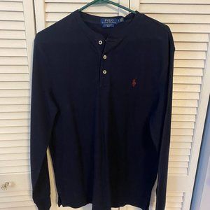 Navy Polo Ralph Lauren (Long Sleeve)
